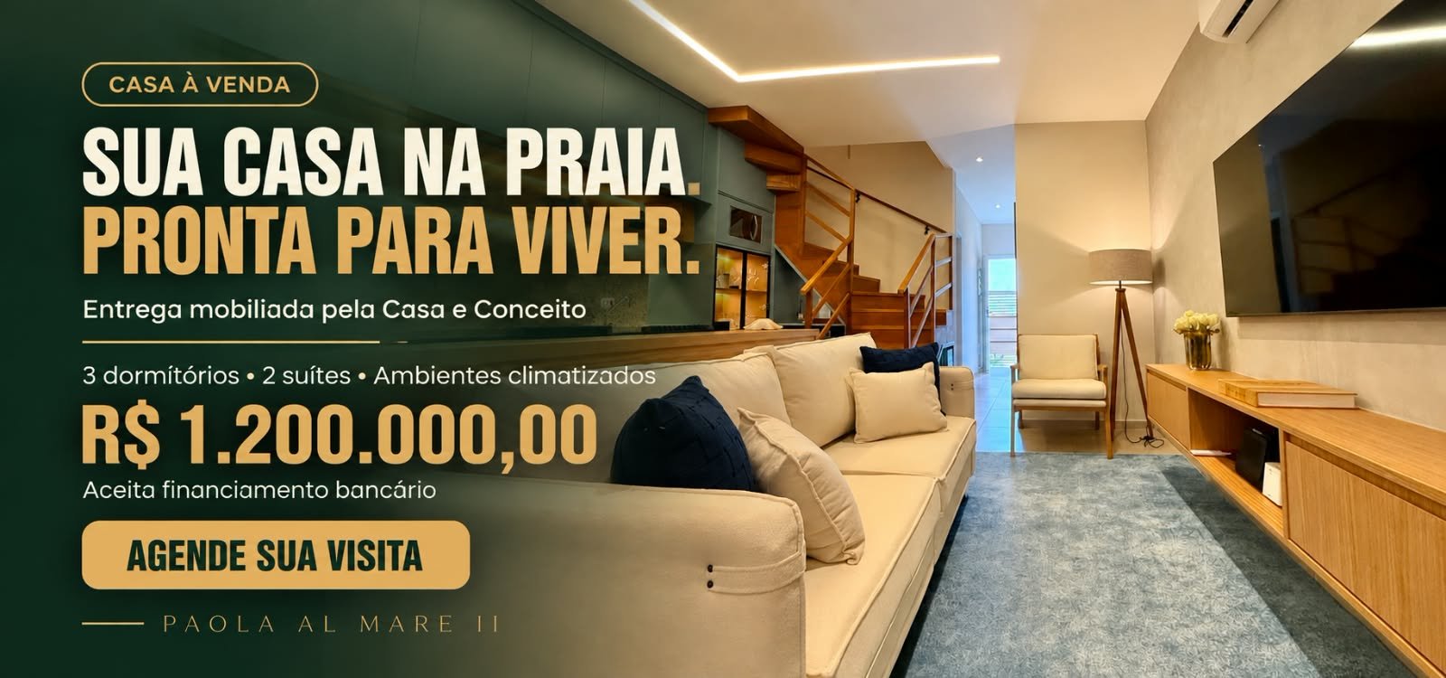 Casa à venda na Praia da Tabatinga, com piscina no condomínio. R$ 1.200.000,00. Agende sua visita.